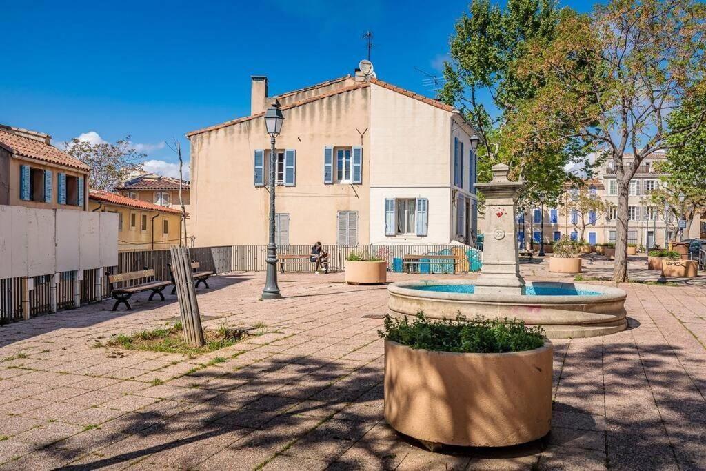 Appartement 5*, Climatisé, avec Terrasse au quartier Le Panier Marsella Exterior foto